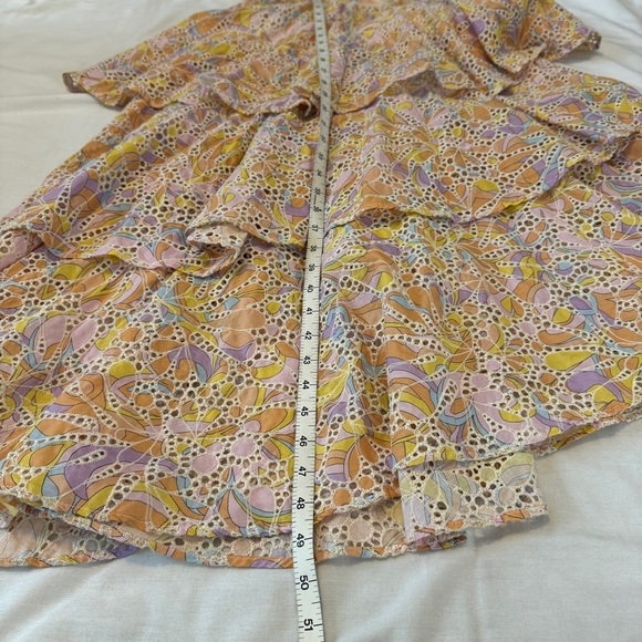 NEW Willa Story Large Mia Dress ~ Sundress Eyelet Halter Colorful Ruffled - Picture 7 of 10